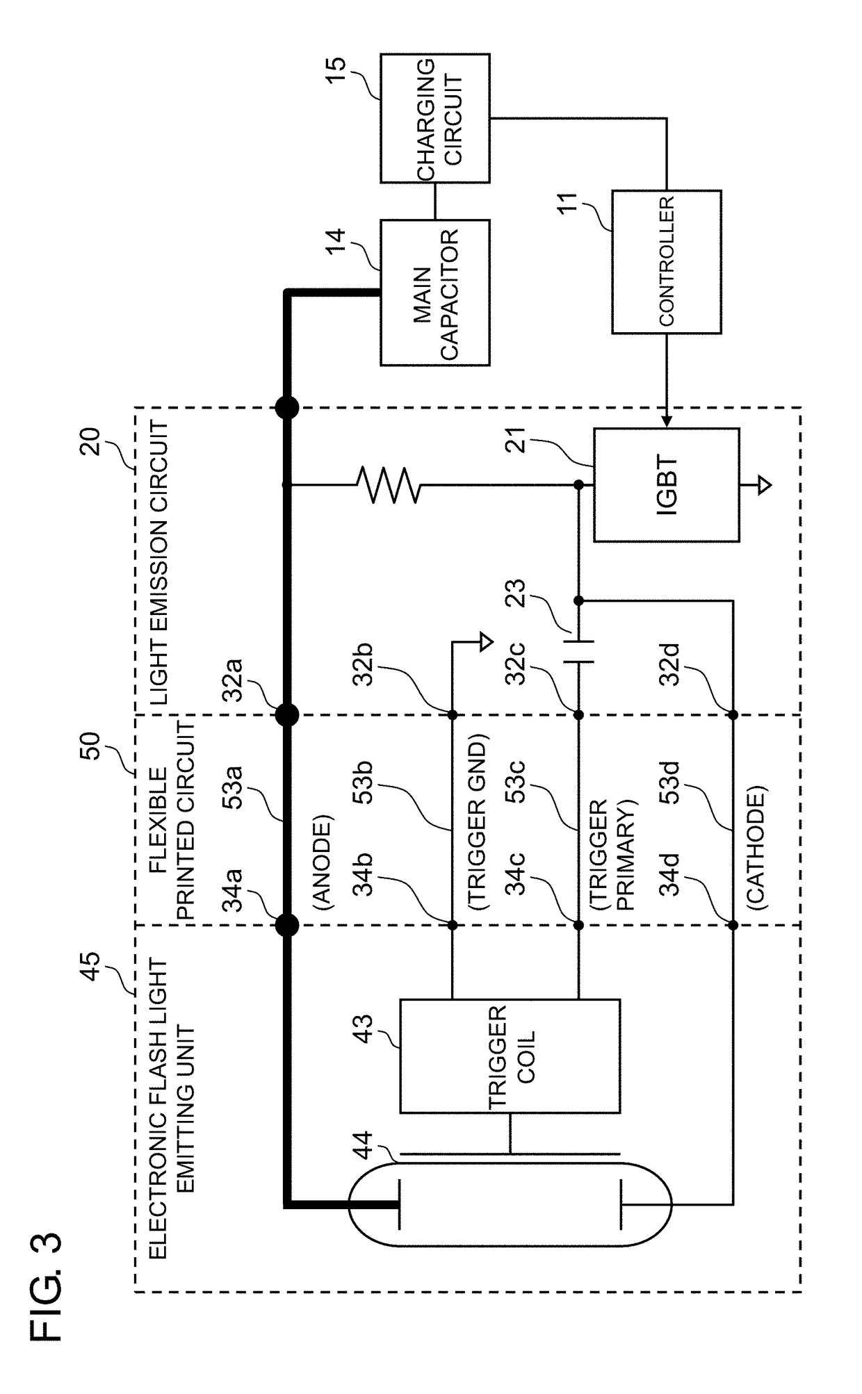 Flexible printed circuit and imaging apparatus including same