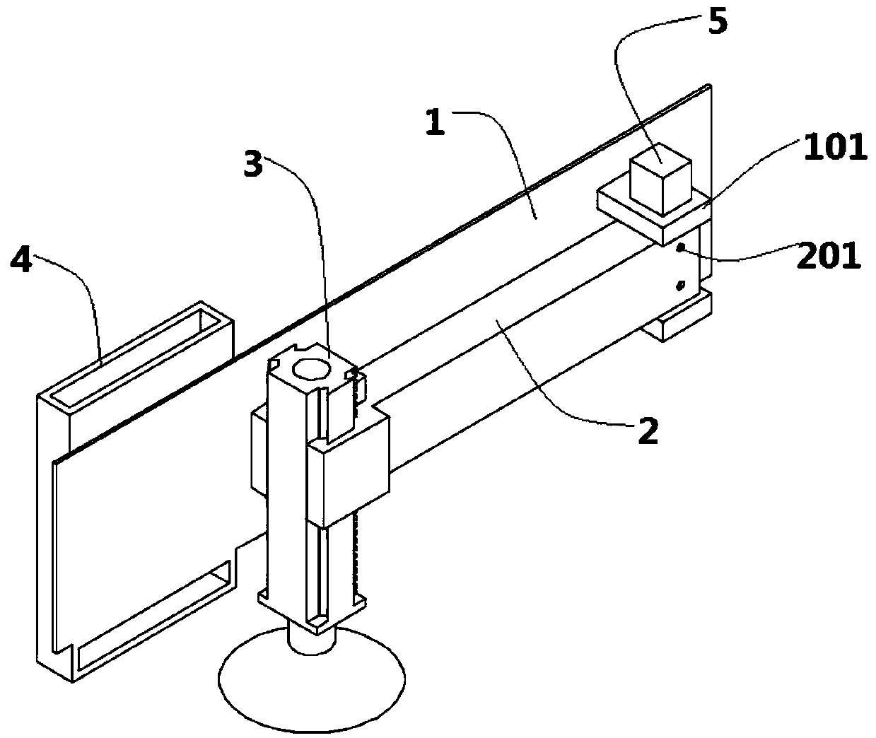 An adjustable sweeping disc for a sweeping vehicle