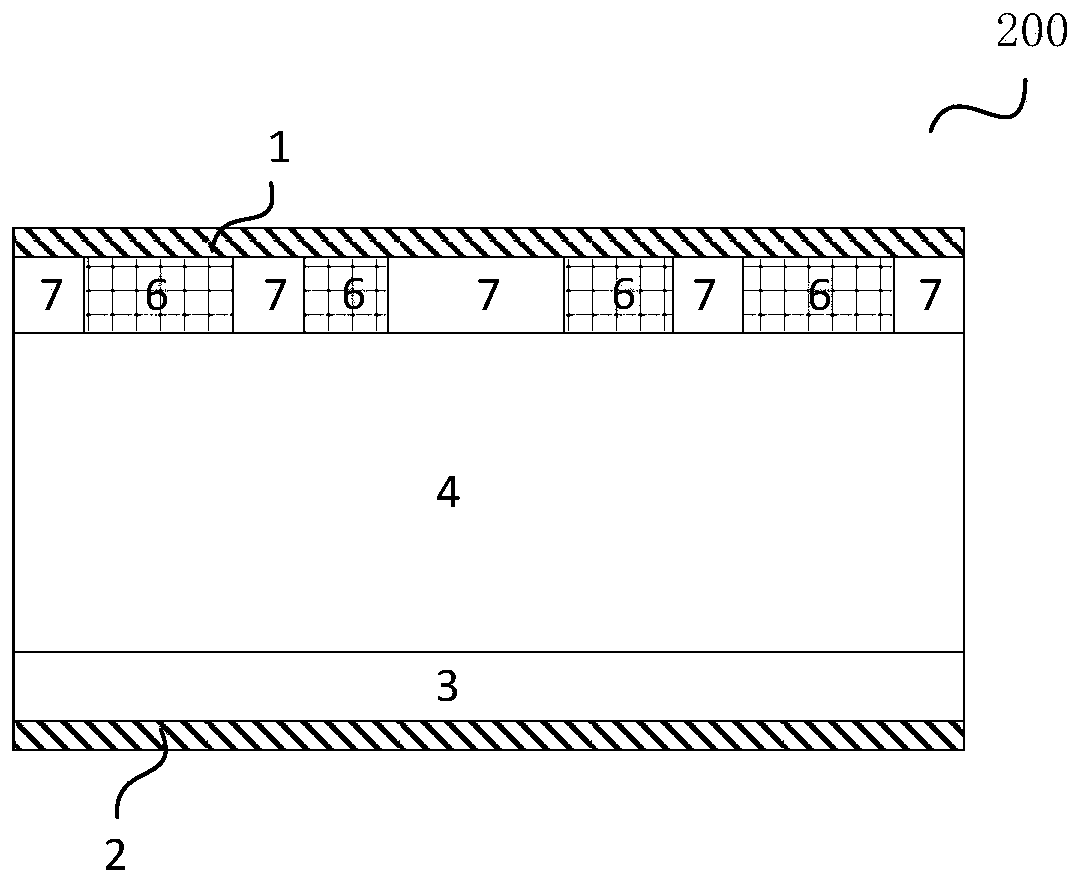 Vertical power device and barrier modulation method thereof