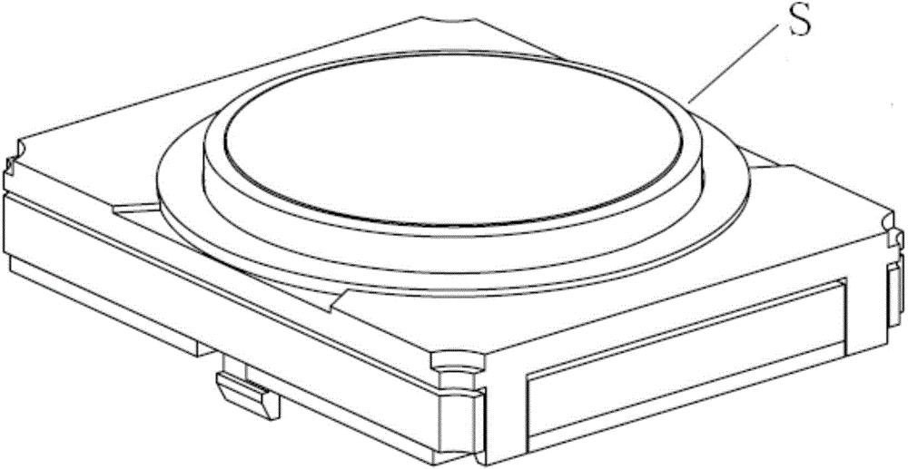 Button switch structure for elevators