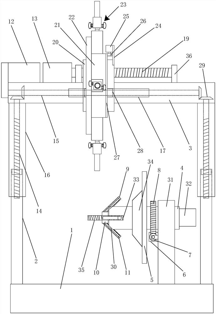 A tread processing device for solid tires