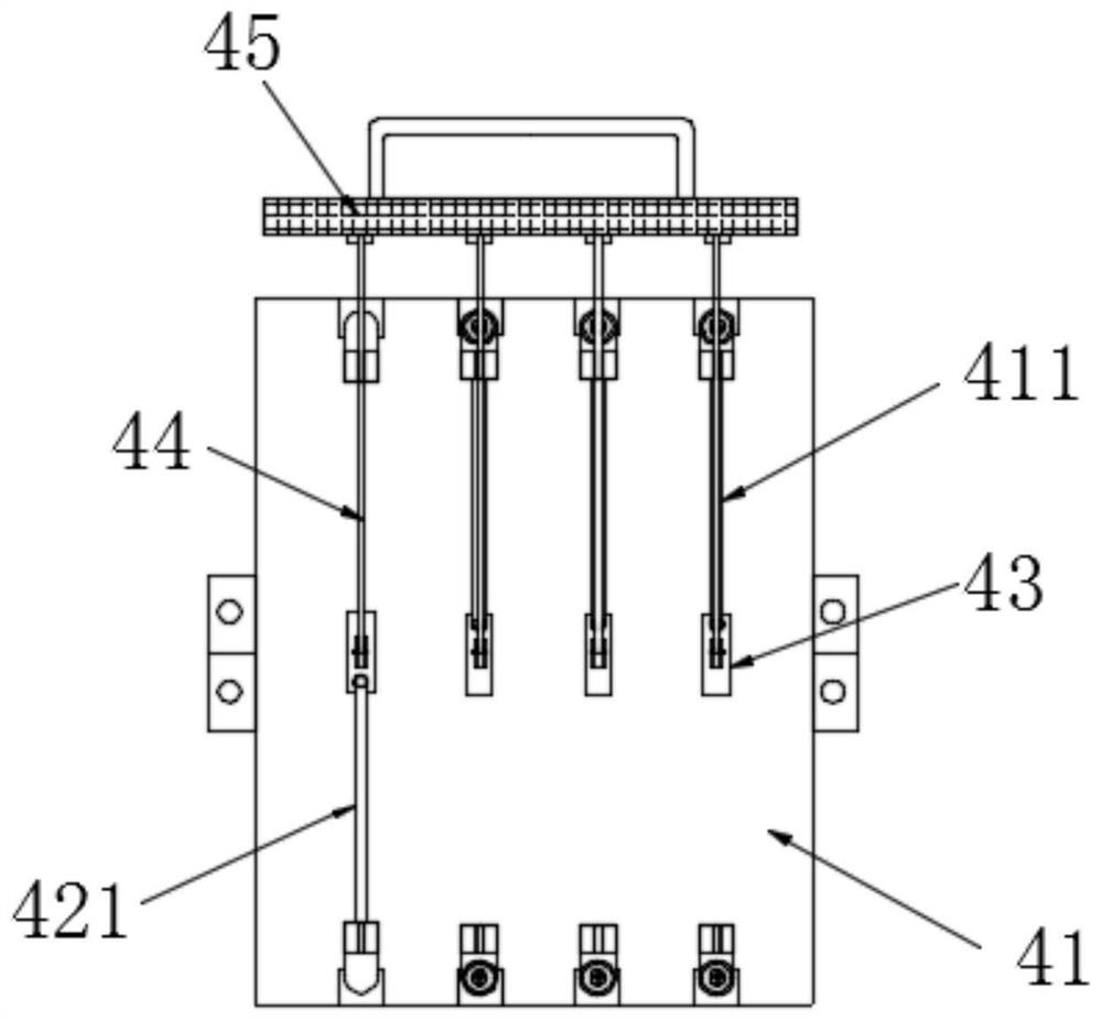 Distribution network low-voltage JP cabinet grounding wire device