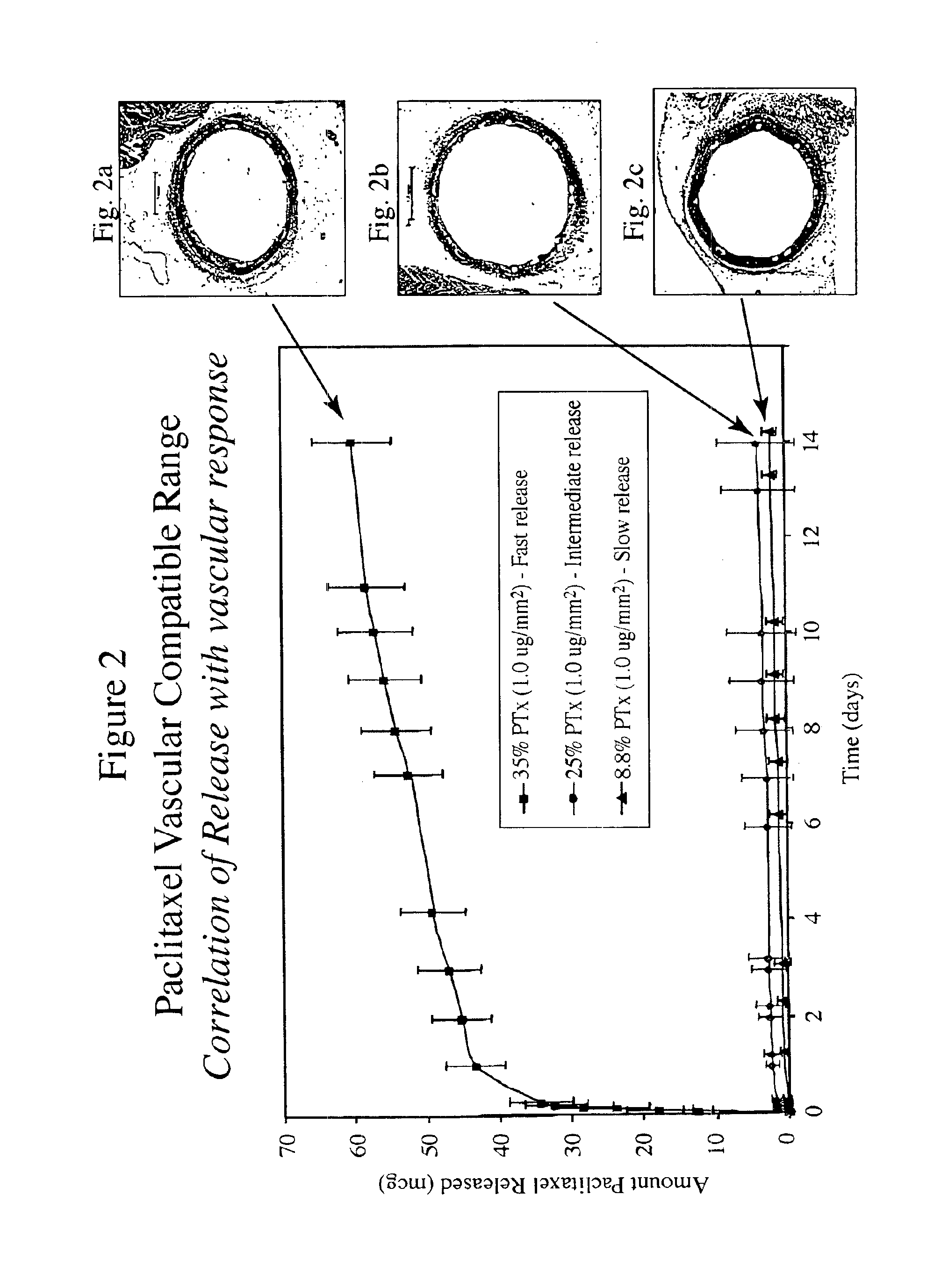 Optimized dosing for drug coated stents