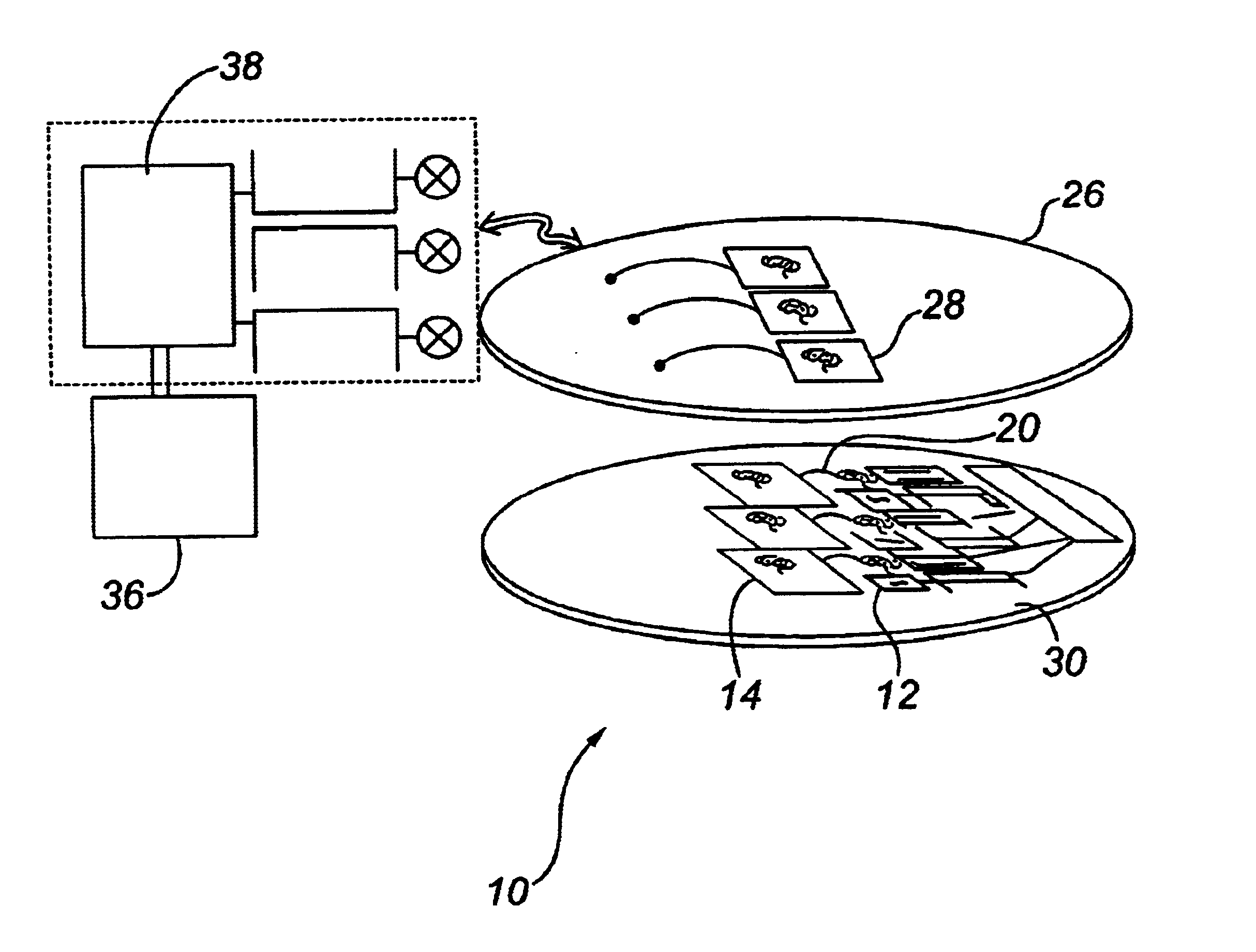 Non-contact tester for electronic circuits