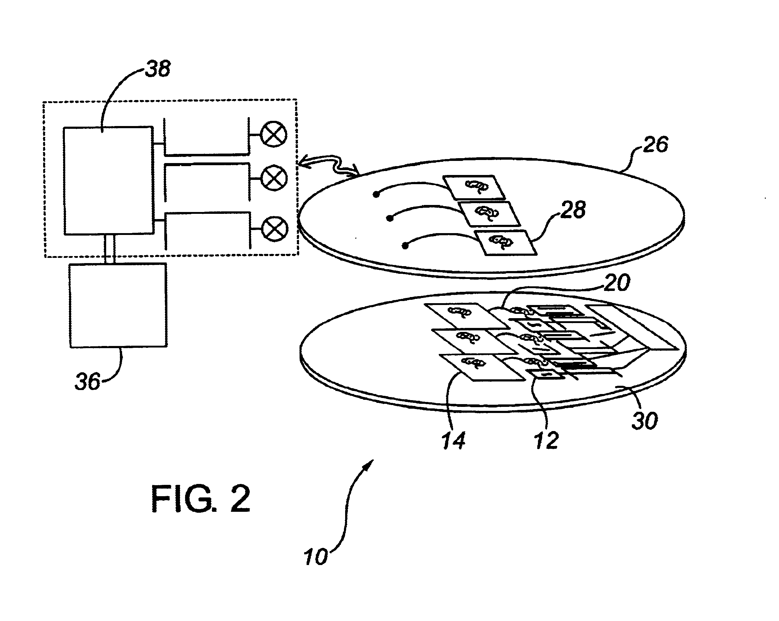 Non-contact tester for electronic circuits