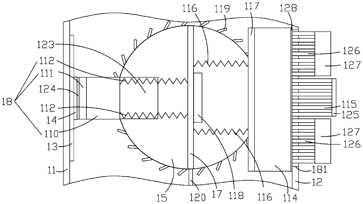 Air-cooled host case with internal environment temperature adjusting function and method