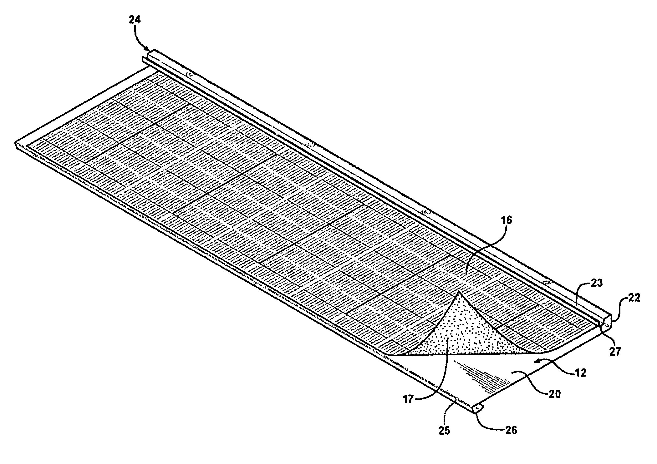 Solar panel roof kit