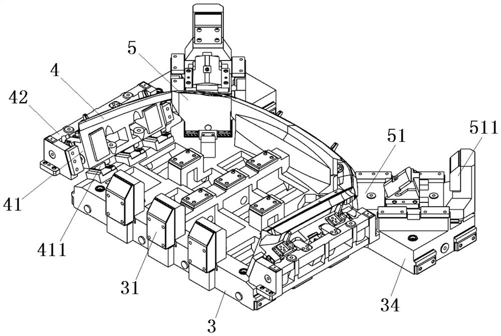 Automobile engine cover outer plate forming die