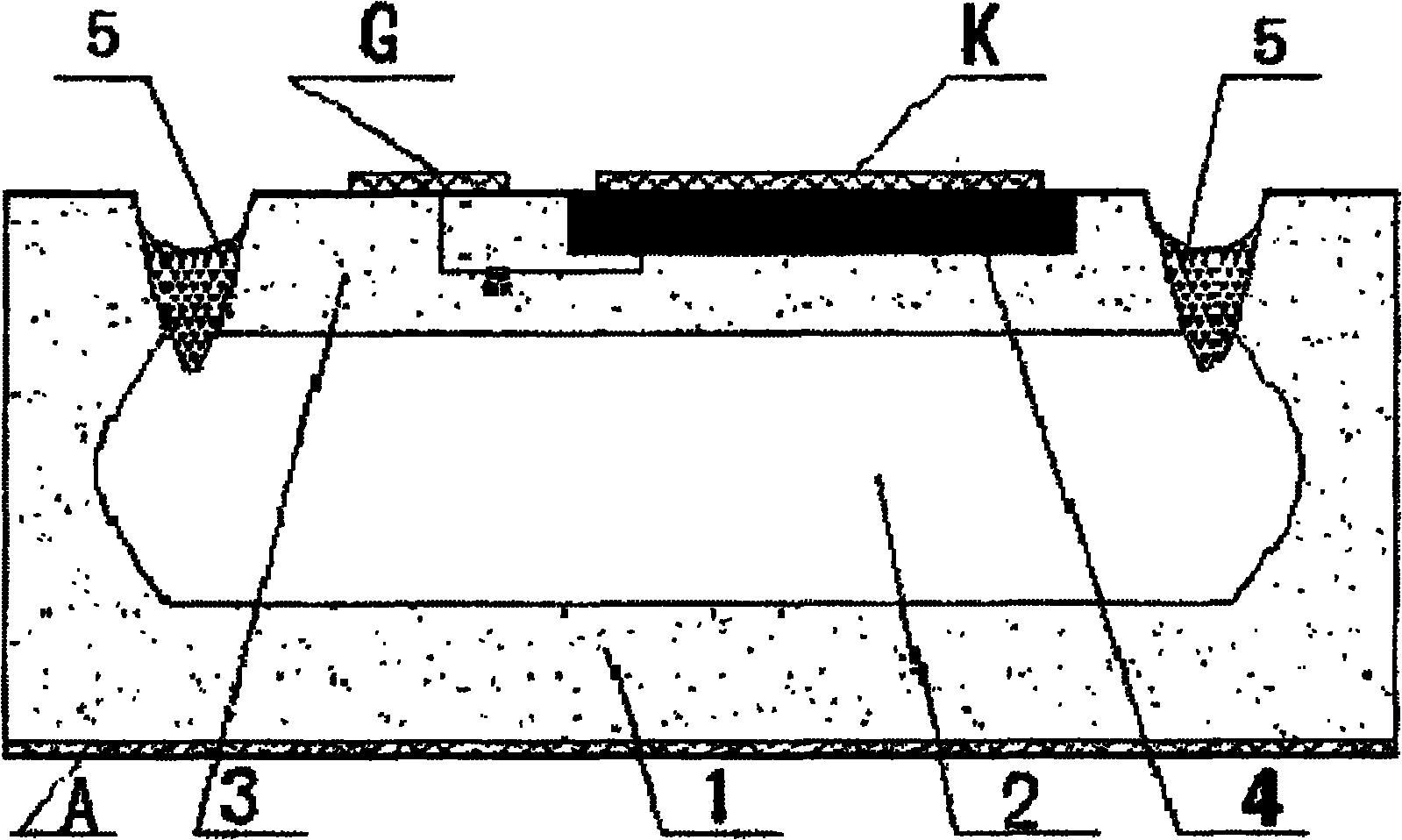 Weather-proof micro-trigger controlled silicon and manufacturing method thereof