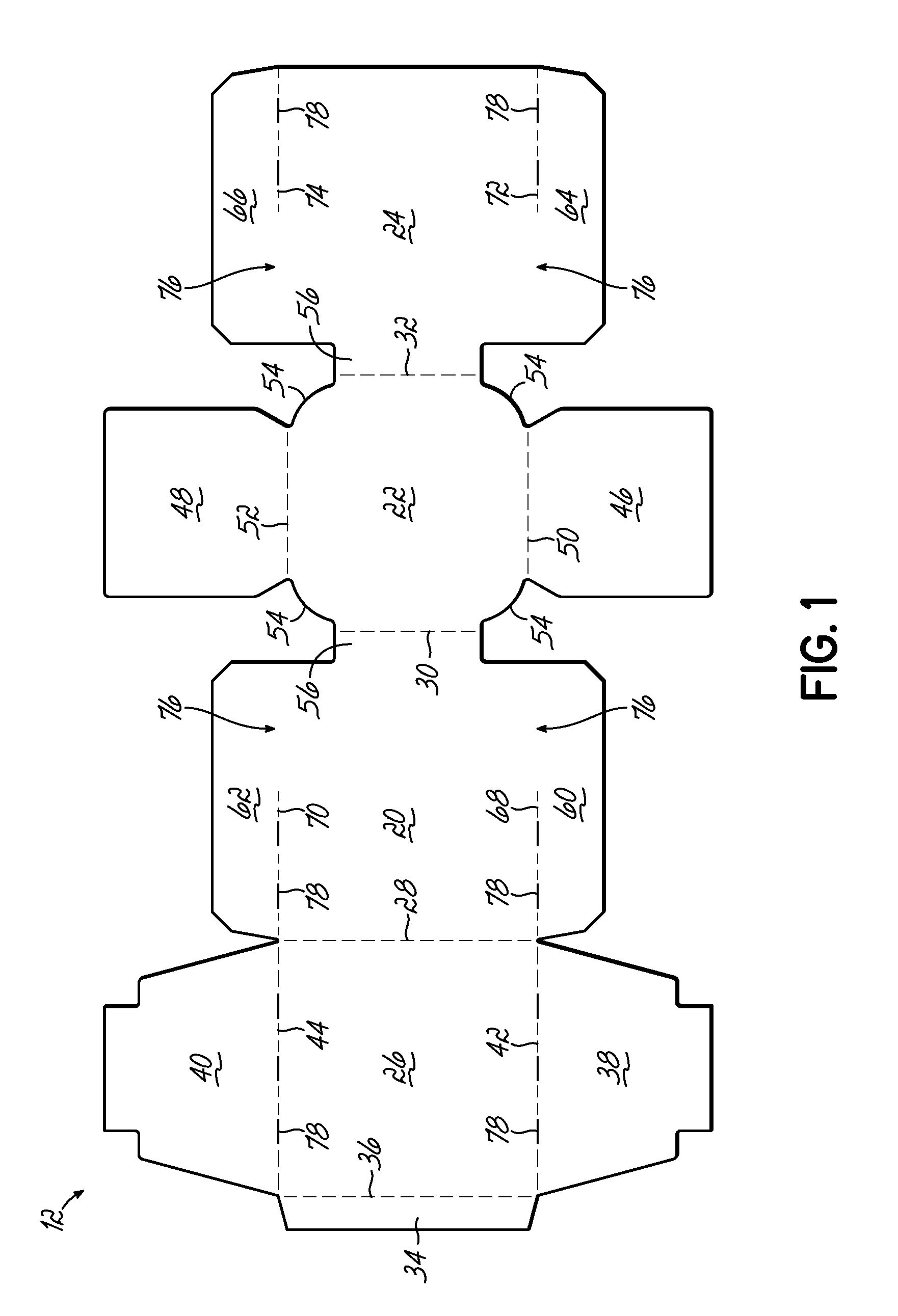 Wrap-around container carrier