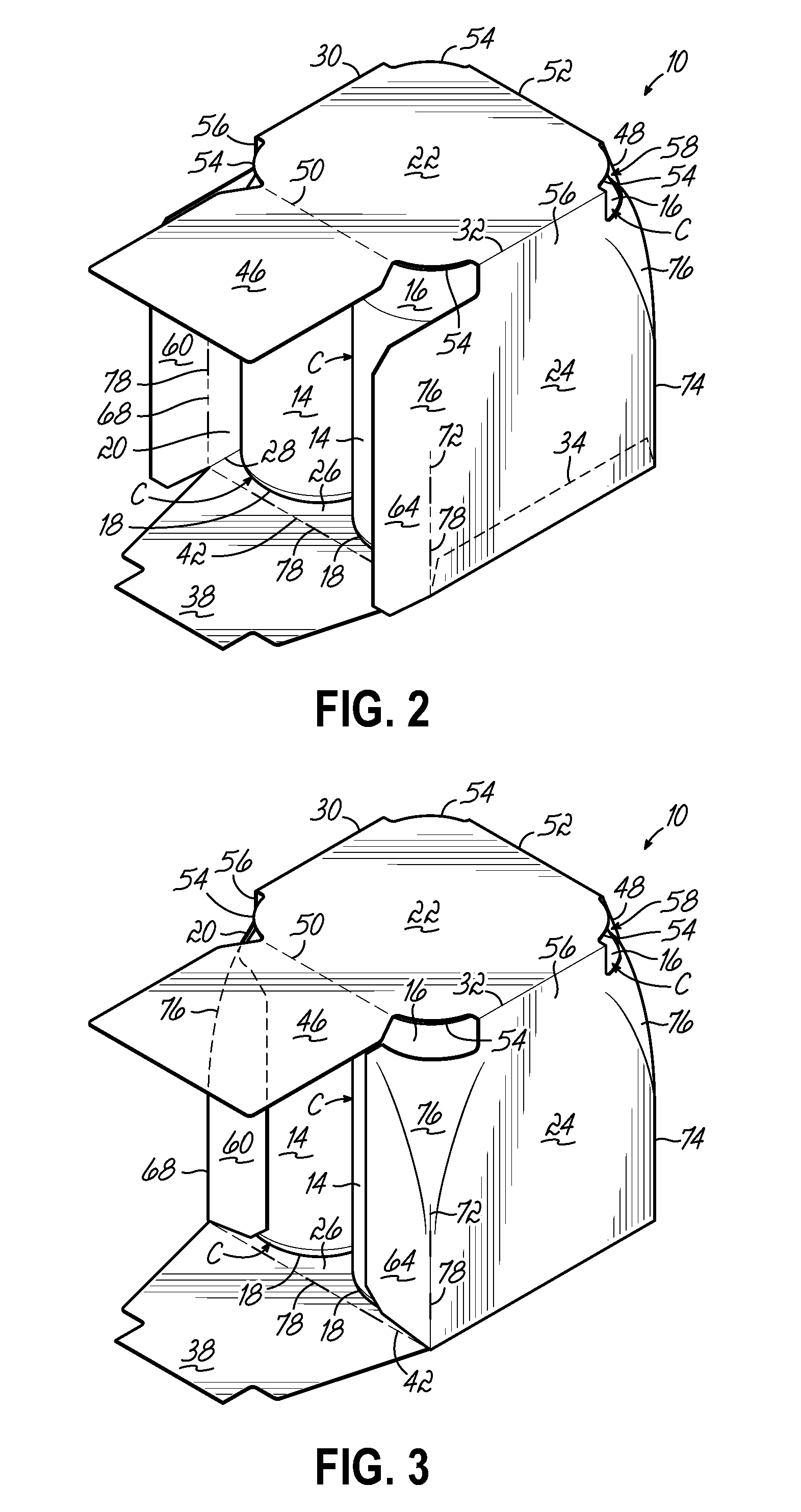 Wrap-around container carrier