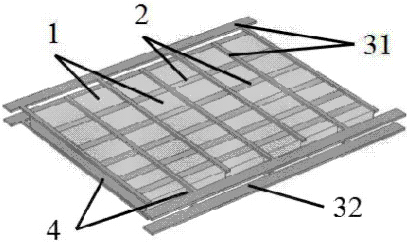 Transverse gradient chopped fiber piezoelectric composite material and preparation method thereof