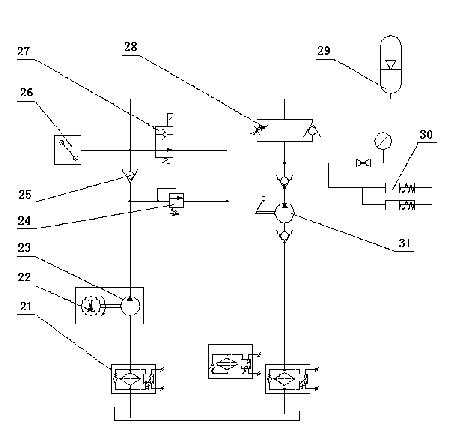 Lifting mechanism for railway T-shaped girder bridge erecting machine