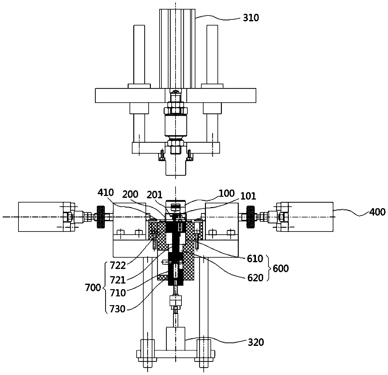 Method and device for assembling gear motor, and gear motor