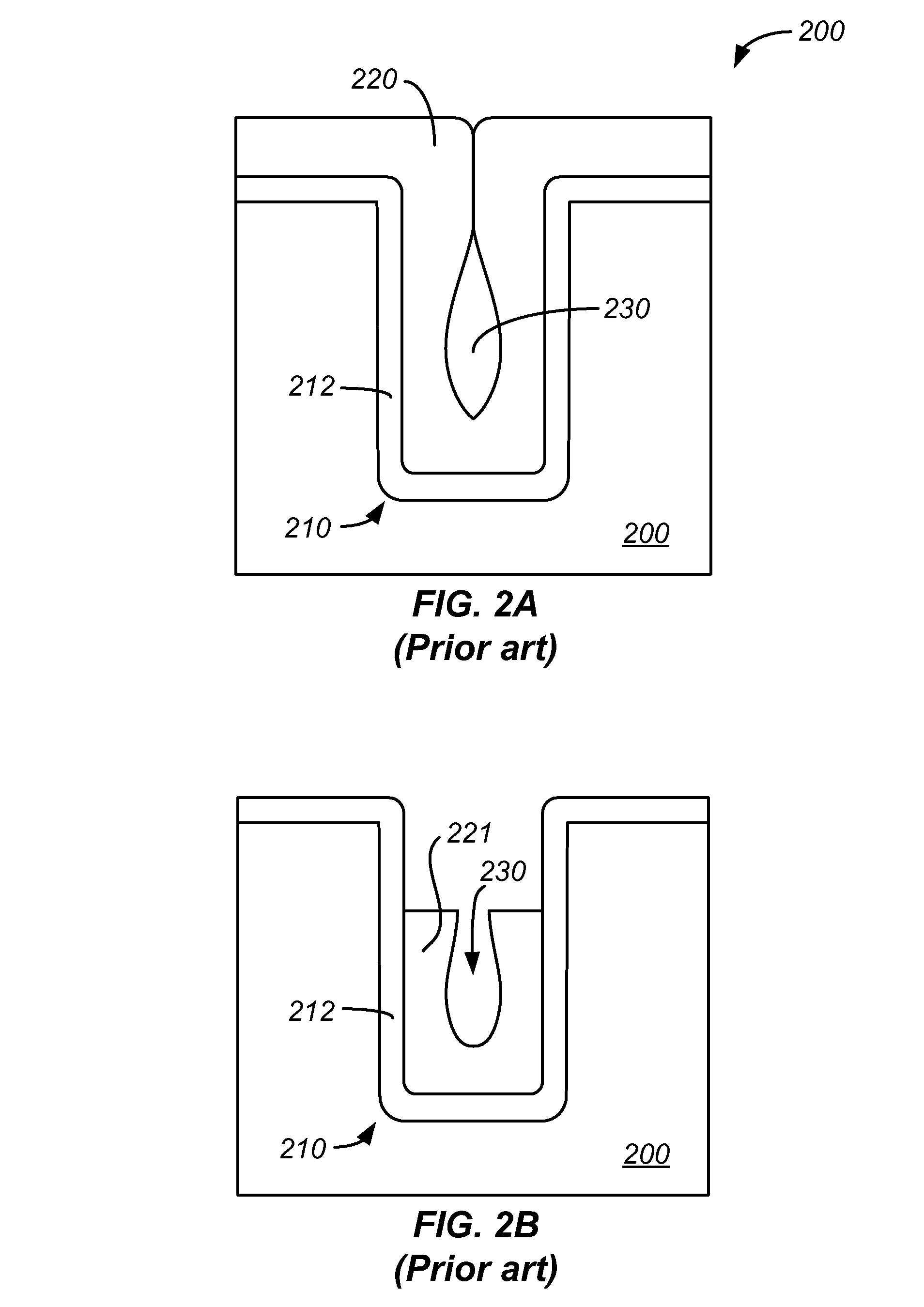 High aspect ratio trench structures with void-free fill material