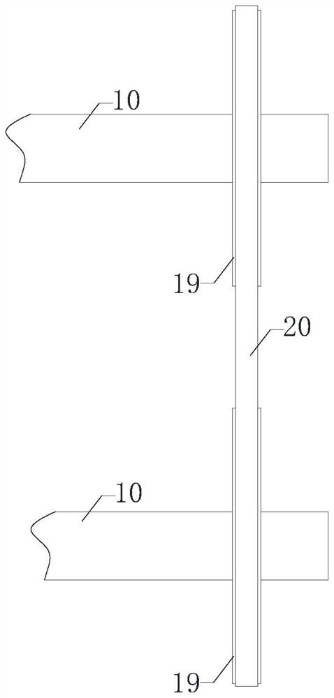 Net type planting device for underground rhizome crops