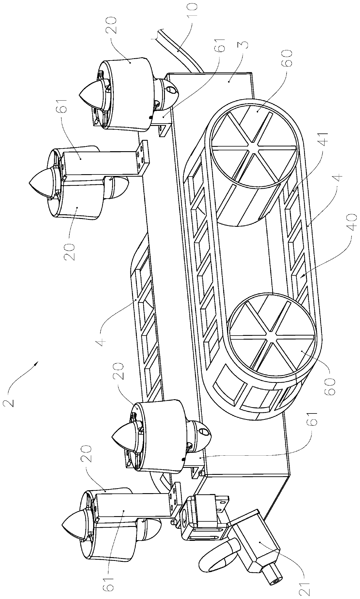 Bridge pier underwater surface attachment washing system and robot with improved structure