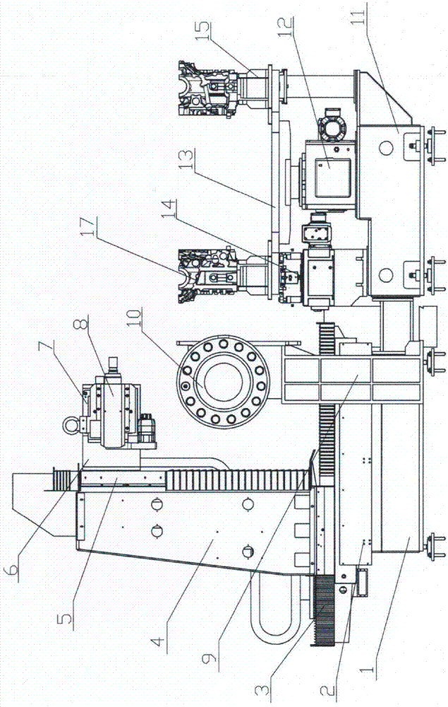 Intelligent grinding device for casting parts