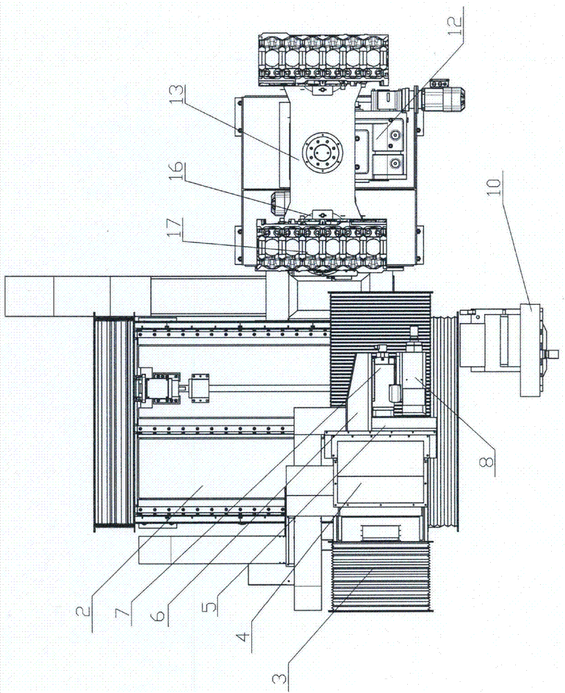 Intelligent grinding device for casting parts