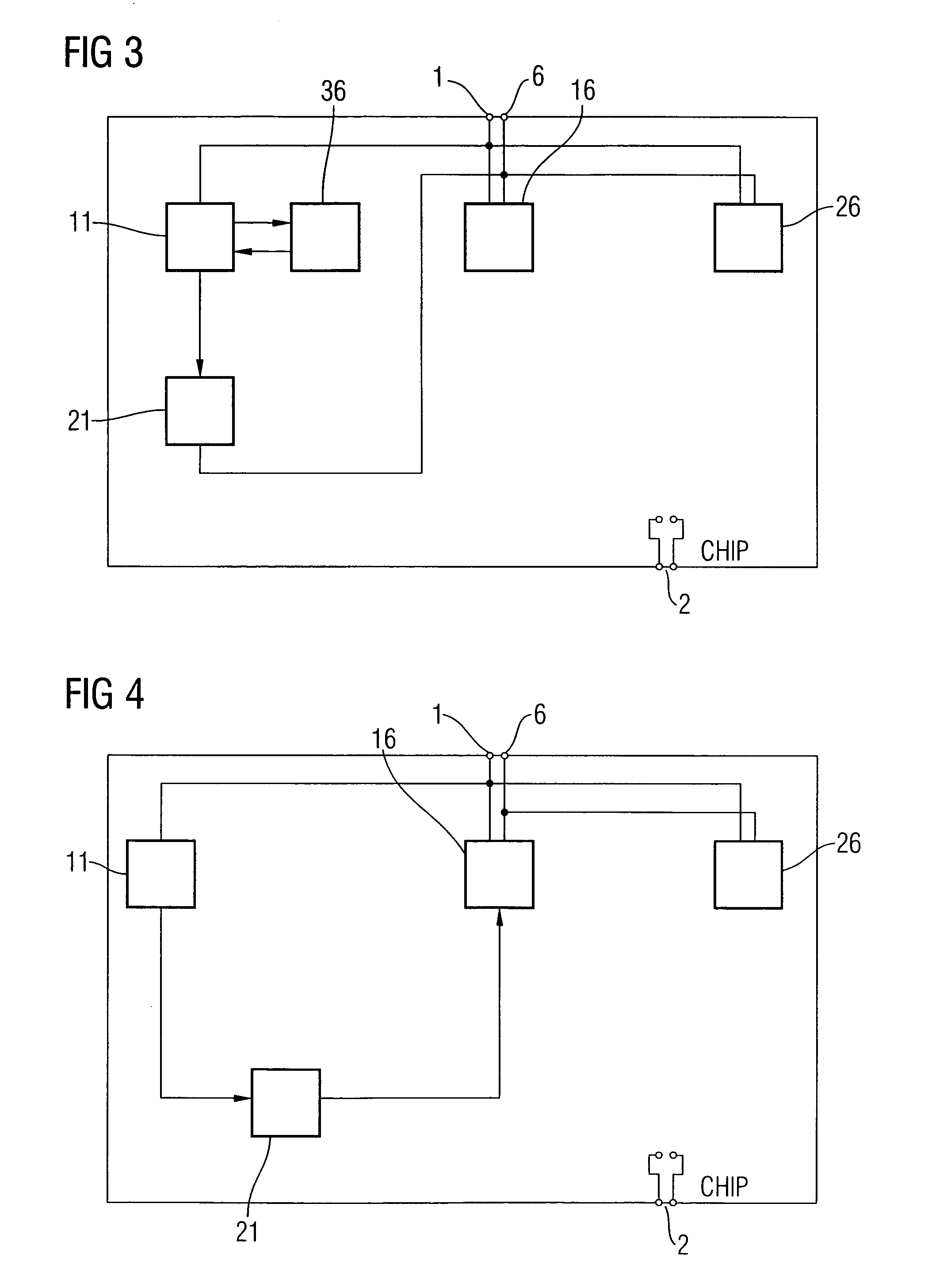 Protection of chips against attacks