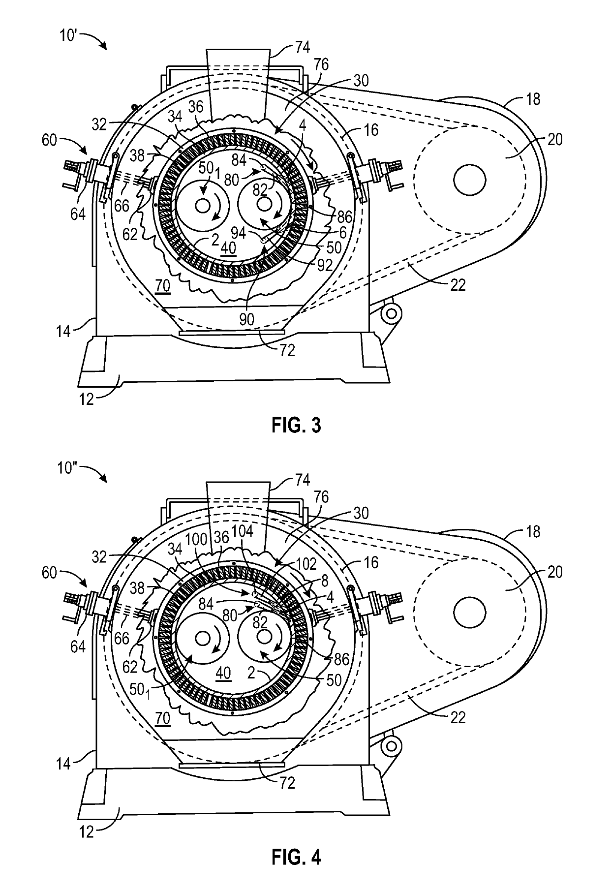 Pellet mill with addition of fluid