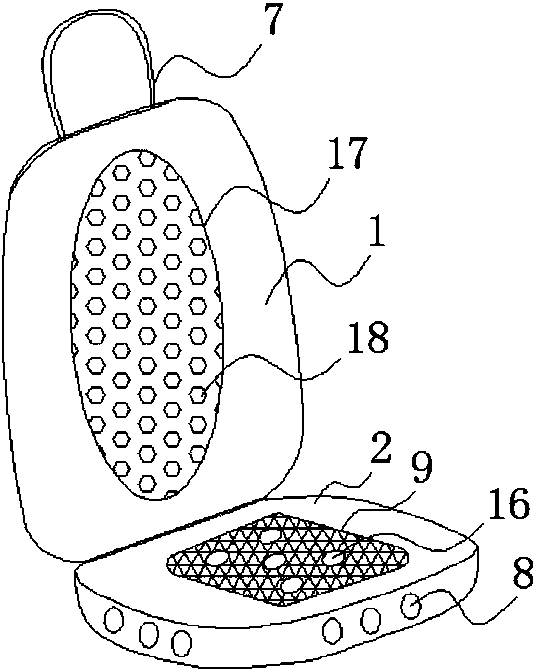 Automobile seat cushion convenient to disassemble and assemble