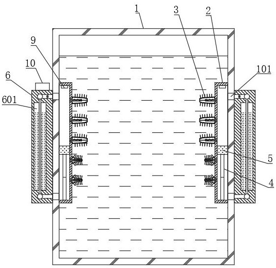 Oil congelation prevention type transformer oil tank for extremely cold region