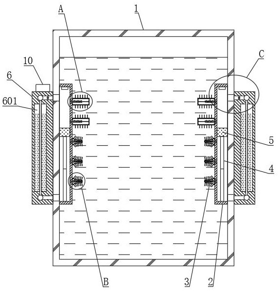 Oil congelation prevention type transformer oil tank for extremely cold region