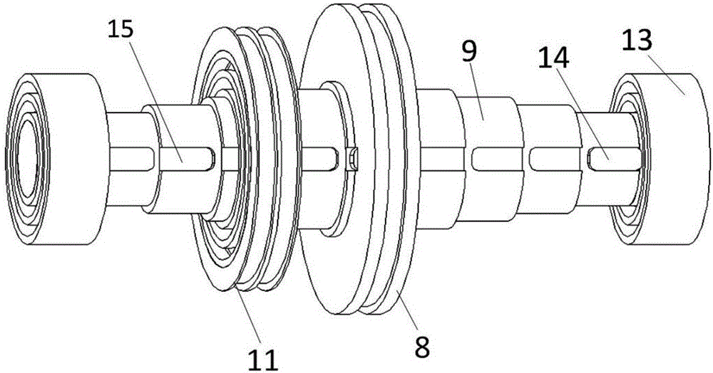 Human-simulated type plane multi-joint robot based on belt transmission