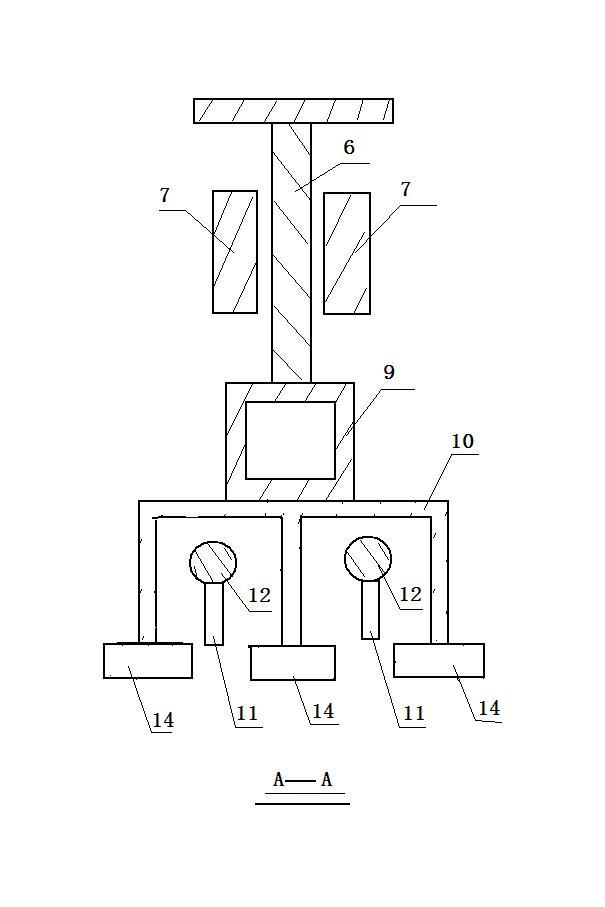 Dragging-saw grooving machine without sticking drill