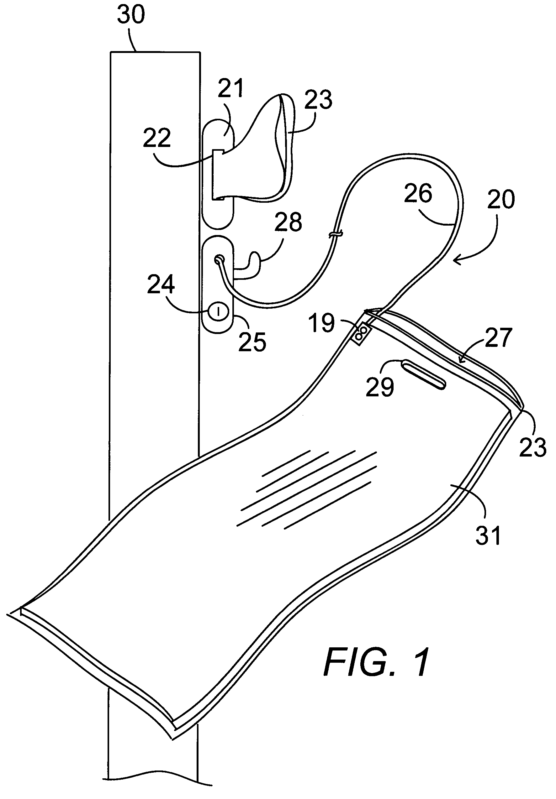 Radiation shield securing and covering system