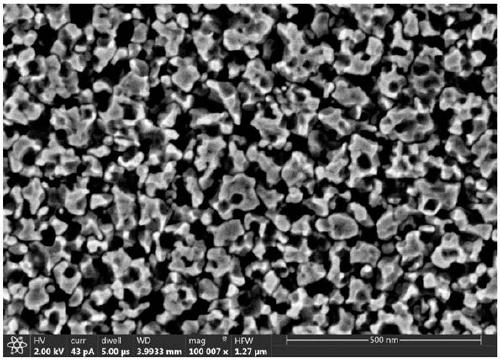 Preparation method of porous ITO conducting glass