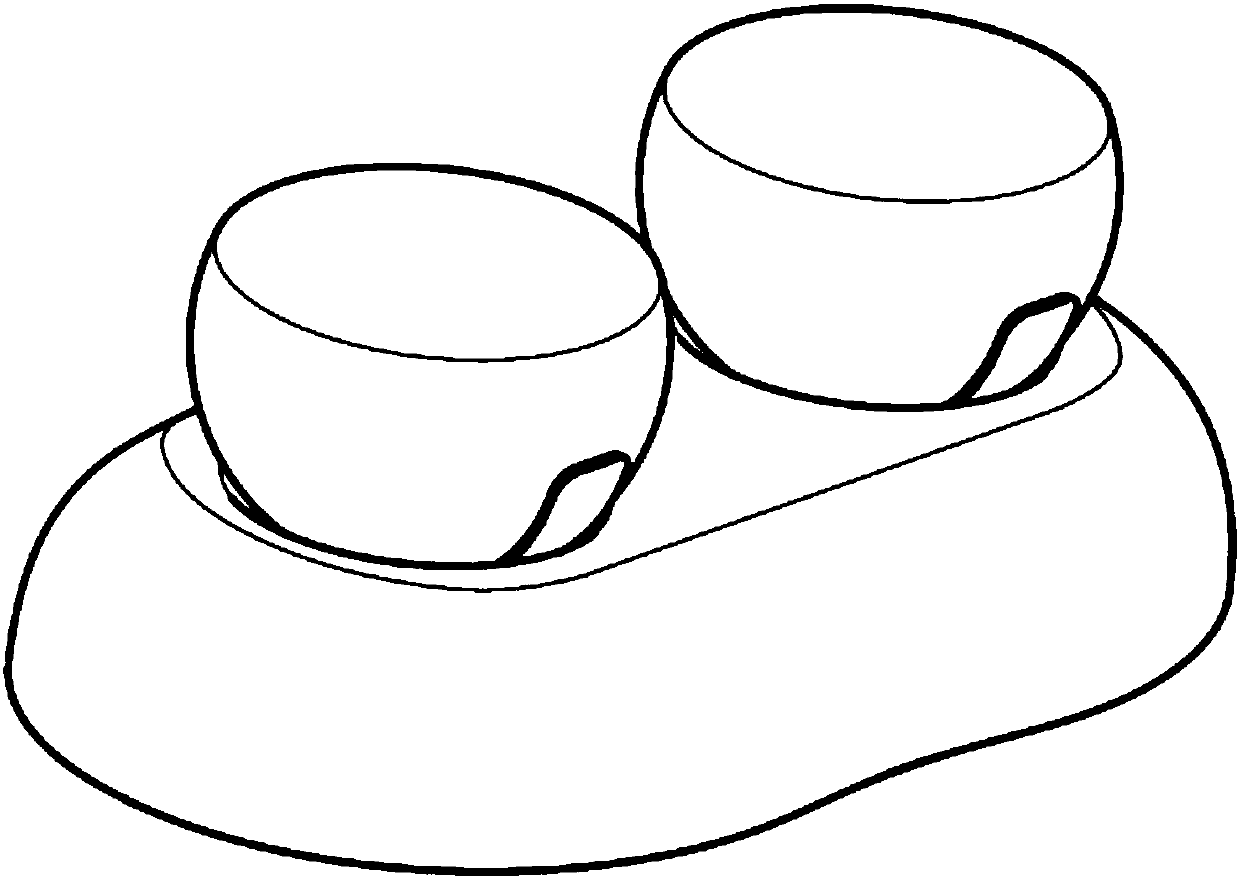 Pig nose-shaped pad structure for fitness and leg slimming and using method thereof