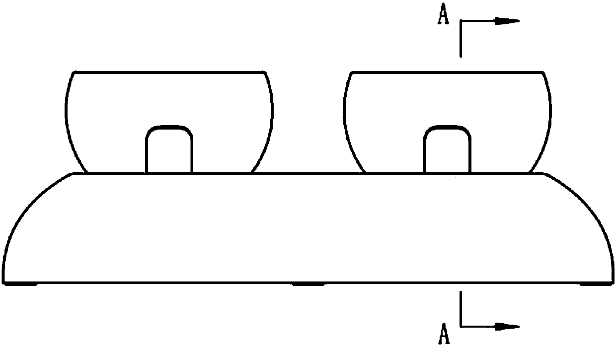 Pig nose-shaped pad structure for fitness and leg slimming and using method thereof