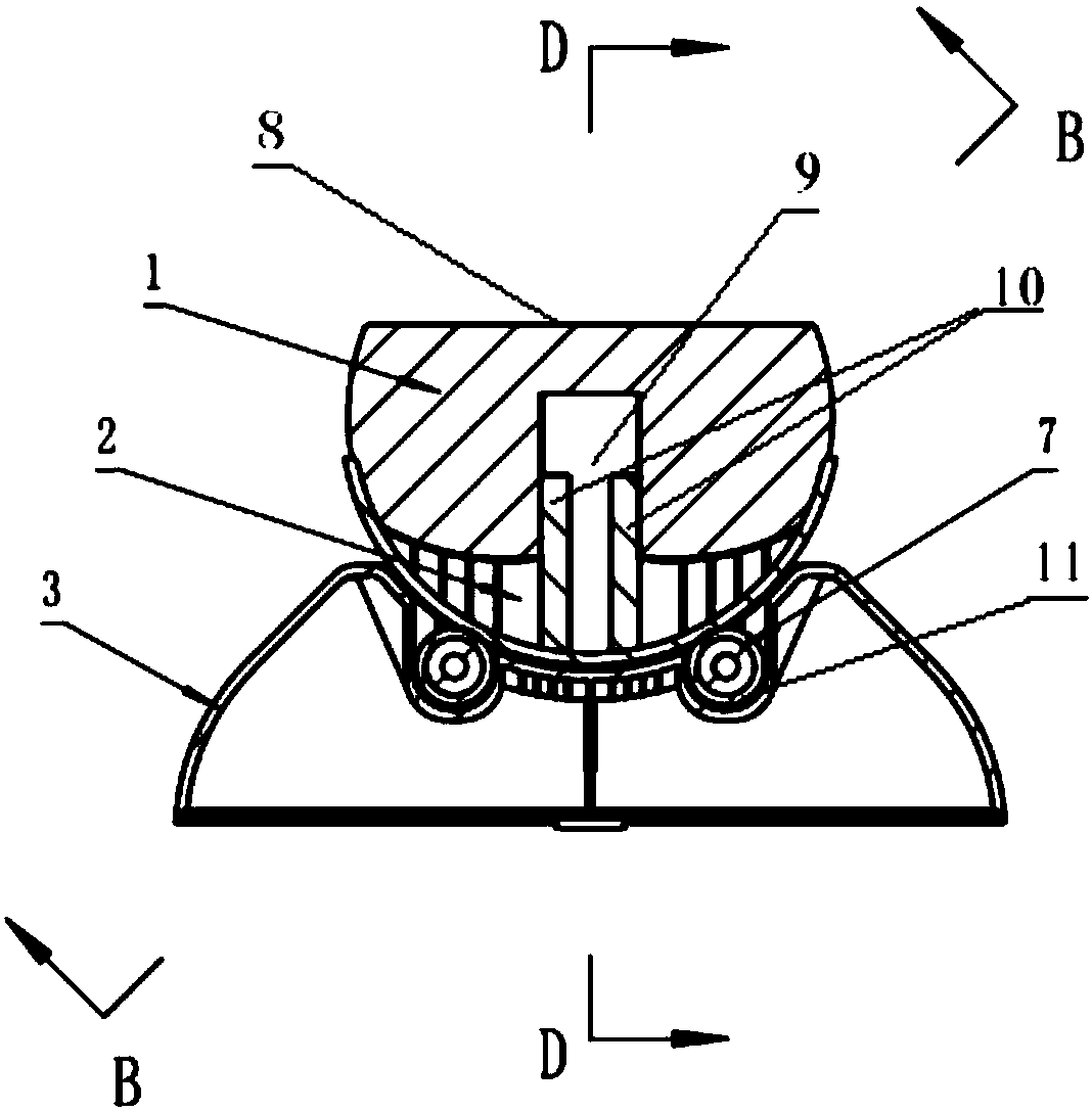 Pig nose-shaped pad structure for fitness and leg slimming and using method thereof