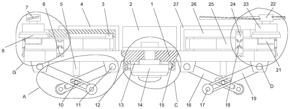 A fully automatic topographic map surveying and mapping device and its surveying and mapping method