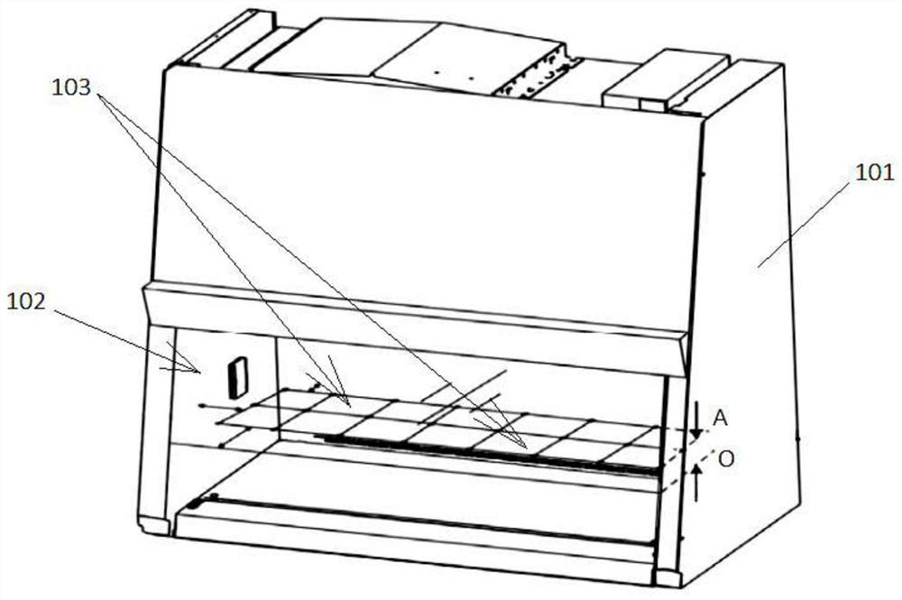 Biosafety cabinet airflow velocity detection and calibration device and system