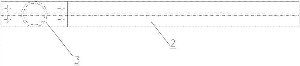 Platform hoisting device capable of rotating by 180 degrees