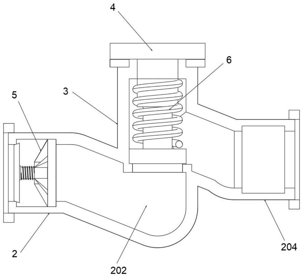 External anti-backflow mechanism for water meter in high-fall installation environment