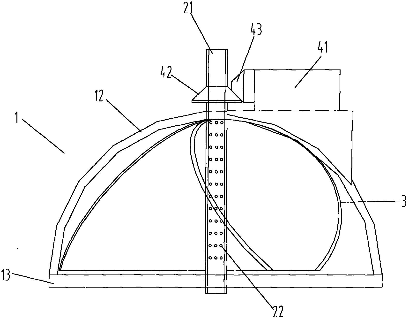 Flake ice maker and refrigerator with same