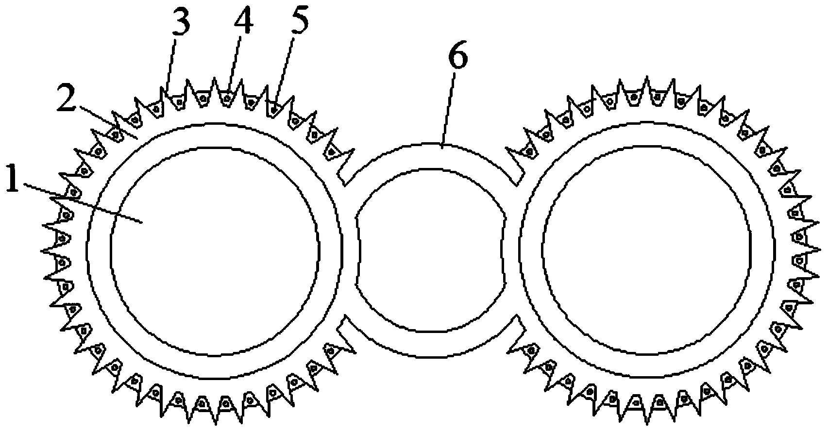 Anti-bite integrated type cable