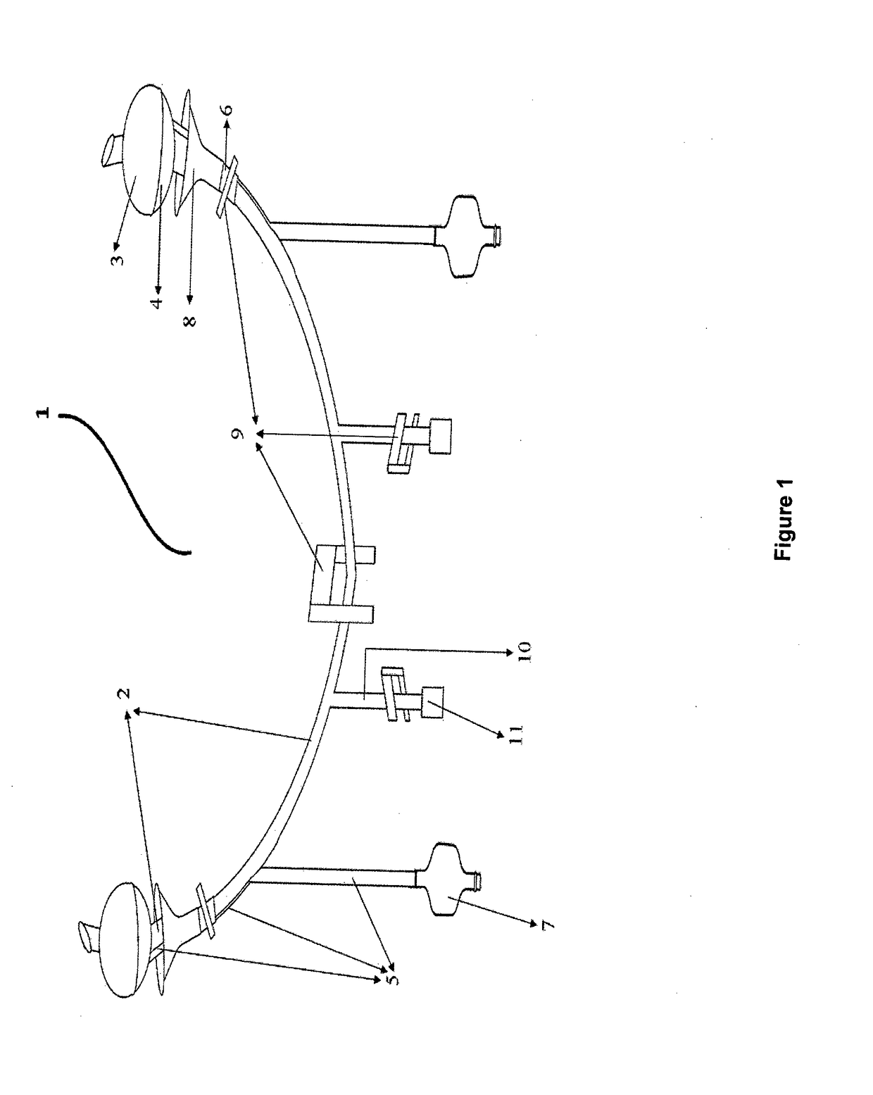 Catheter maintaining blood flow by vein bypass