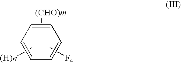 Process for preparing tetrafluorobenzene carbaldehyde alkyl acetal