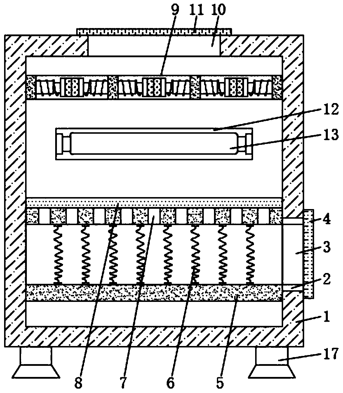 Plasma melting and drying device for blood transfusion department