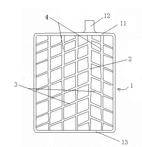 Novel current collector of accumulator