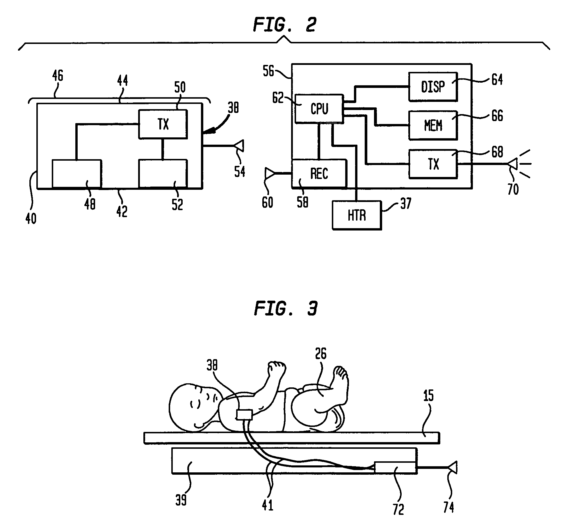 Telemetry sensing system for infant care apparatus