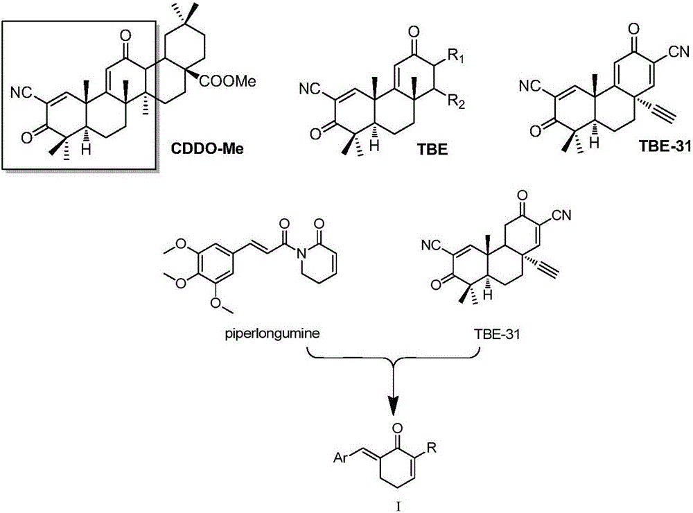 Benzyl cyclohexenone derivative and preparation method and medical application thereof