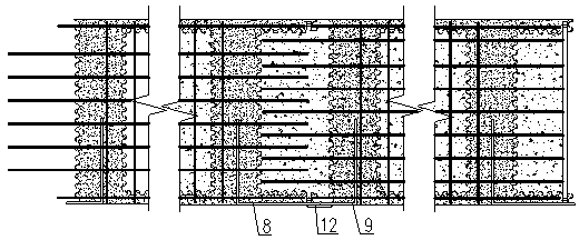 Underground diaphragm wall and construction method thereof