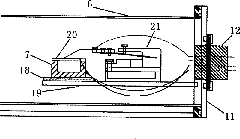 System for testing gas sensors or semiconductor device performance