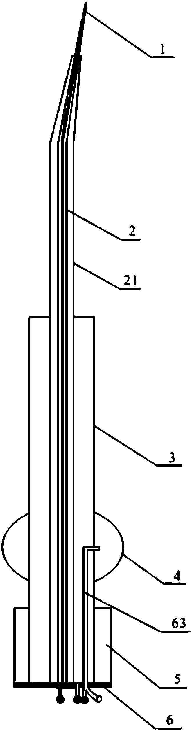 Fallopian tube jam diagnosis and treatment device